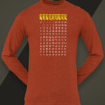 Kannada Script - Full Sleeve - Unisex T shirt
