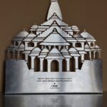 Ayodya Ram Mandir - Metal Cut Model